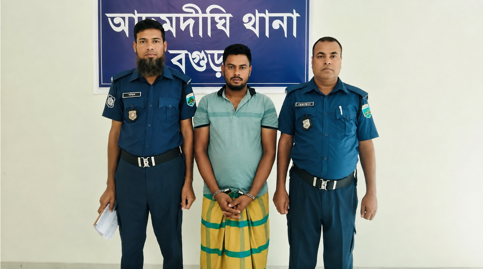 আদমদীঘিতে হিন্দু গৃহবধূকে শ্লীলতাহানির চেষ্টার মামলায় গ্রেপ্তার মাসুদ